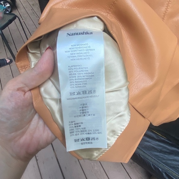 NWT NANUSHKA Remi Vegan Leather Blazer Dress - Picture 8 of 9